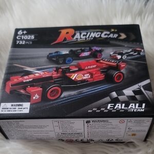 Team Racing Car Building Set - Red and Black